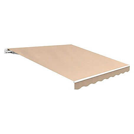 SmartSun Toldo de brazos extensibles Easy Lite (Beige arena, Ancho: 3 m, Caída: 2 m)