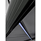 Sunfun LED-Vollkassettenmarkise (Hellgrau, Breite: 4 m, Ausfall: 3 m)