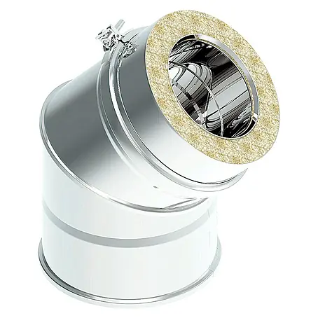 Codo para tubos de doble pared
