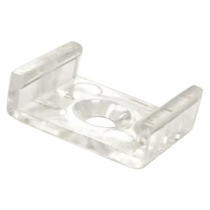 Alverlamp Grapa sujeción perfil superficie LPSUP01 - Largo: 21 mm - Clip de montaje de tira LED transparente para fijar de forma segura y sencilla tiras LED en diversas aplicaciones.