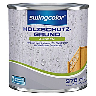 swingcolor Holzschutzgrund für Außen (Farblos, 375 ml)