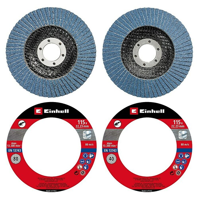 Einhell Fächerscheibe (Durchmesser Scheibe: 115 mm, 2 Stk.) | BAUHAUS