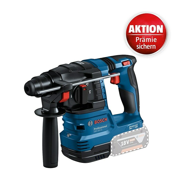 Bosch Professional AMPShare 18V Akku-Bohrhammer GBH 18V-22 (18 V, Ohne Akku, 1,9 J) | BAUHAUS