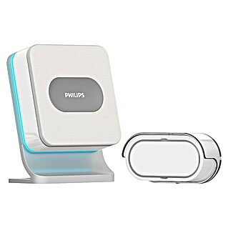 Philips Funk-Gong-Set WelcomeBell 300 Color (Reichweite Funk: 300 m, IP65, Kunststoff)