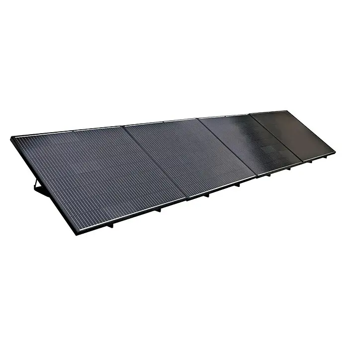 Avidsen Panel solar Soria - L x An x Al: 25 x 760 x 680 mm - Primer plano de un conjunto de paneles solares, que muestra soluciones de energía sostenible mediante tecnología fotovoltaica avanzada.
