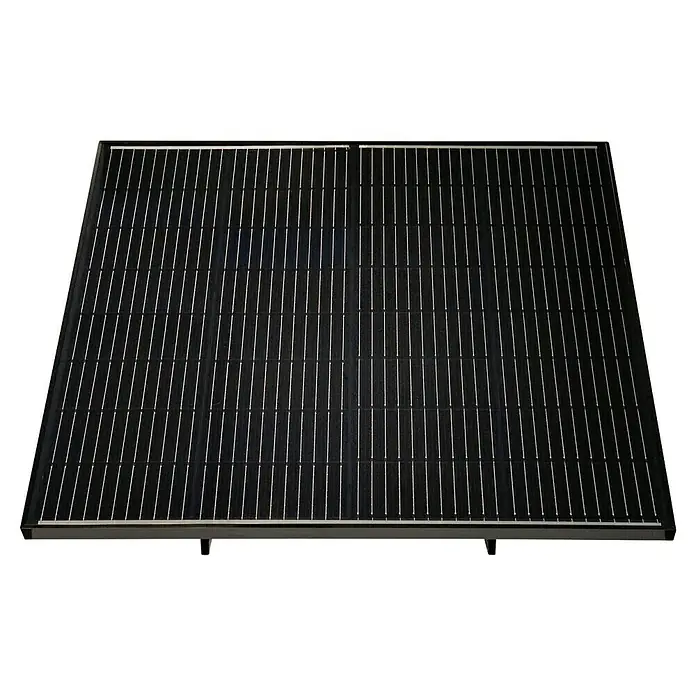 Avidsen Panel solar Soria - L x An x Al: 25 x 760 x 680 mm - Imagen de un panel solar rectangular con muchas celdas solares pequeñas, enmarcado por un marco oscuro y robusto para un rendimiento óptimo.