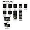 Hamburg Feuchtraum-Steckdose (Grau/Anthrazit, 1-fach, Ausrichtung Schalterprogramm: Vertikal, Aufputzmontage, IP55) | BAUHAUS