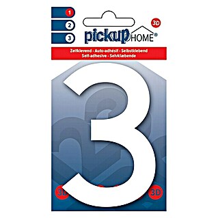 Pickup 3D Home Kućni broj Rio (Visina: 10 cm, Plastika, Motiv: 3)