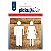 Pickup Sticker (l x b: 9 x 9 cm, Toiletten)