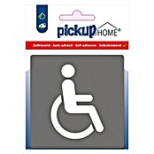 Pickup Sticker (l x b: 9 x 9 cm, Sanitaire ruimte voor invaliden, Grijs)
