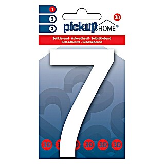 Pickup 3D Home Número (Altura: 10 cm, Plástico, Motivo: 7)