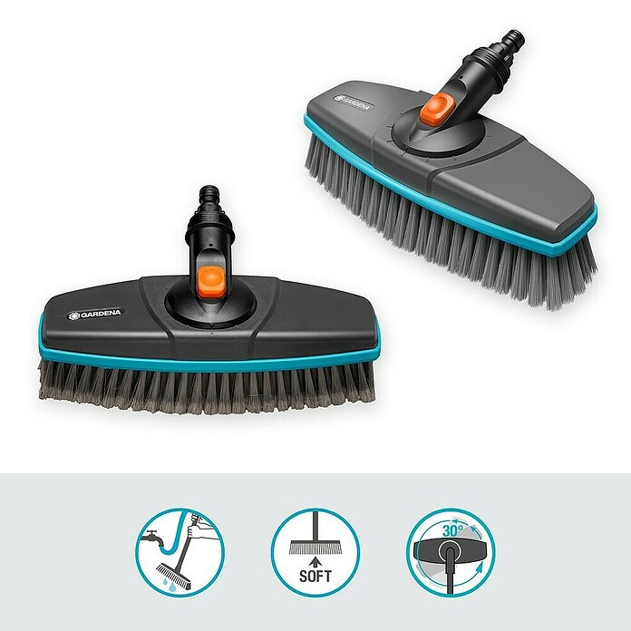 Gardena Cleansystem Krtača za pranje Cleansystem  (Vodonosni) | 7317 - Wassertechnik Reinigung | IAFB - Systemteile Wassertechnik | IAF - Wassertechnik | IA - Gartenhartware | I - Stadtgarten | BAUHAUS