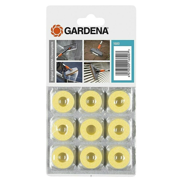 Gardena Champú (9 uds., Específico para: Mango conductor de agua del sistema de limpieza GARDENA Cleansystem)