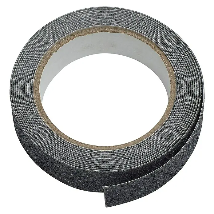 Abus Antirutschband Zoe - Schwarz, L x B: 400 x 2,4 cm - Rolle rutschfestes Klebeband für erhöhte Sicherheit. Ideal für Treppen und glatte Flächen, bietet sicheren Halt und minimiert Rutschgefahr.