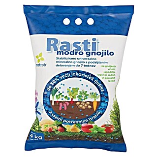 Metrob Rasti Modro gnojilo (4 kg, Maksimalna površina pokrivanja: 100 m²)