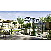 Vitavia Gewächshaus (3,83 x 2,63 x 2,54 m, Glasstärke: 3 mm, Smaragd)