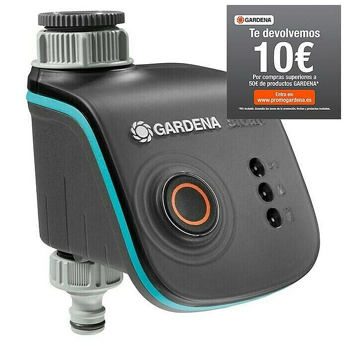 Gardena Smart system Sistema automático de riego Smart water control (Presión de funcionamiento: 0,5 - 12 bar, Tiempo de riego: 1 min - 10 h)