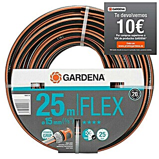Gardena Manguera para jardín Confort Flex (Largo: 25 m, 15 mm)