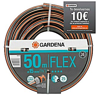 Gardena Manguera para jardín Confort Flex (Largo: 50 m, 15 mm)