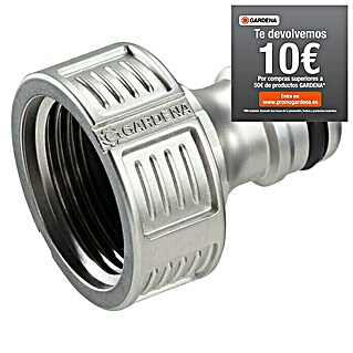 Gardena Conector para grifo de riego Premium (Tamaño de rosca llave de agua: 26,5 mm (G 3/4“))