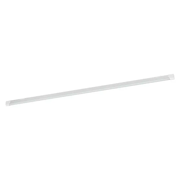 Ledvance LED-Lichtleiste Value BattenL x B x H: 150 x 2,9 x 4,4 cm, Lichtfarbe: Kaltweiß, 24 W - Eine Nahaufnahme einer schlanken, weißen LED-Röhrenleuchte, ideal für moderne Beleuchtungskonzepte.