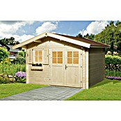 Weka Blockbohlenhaus Rom (28 mm, 8,5 m², Satteldach)