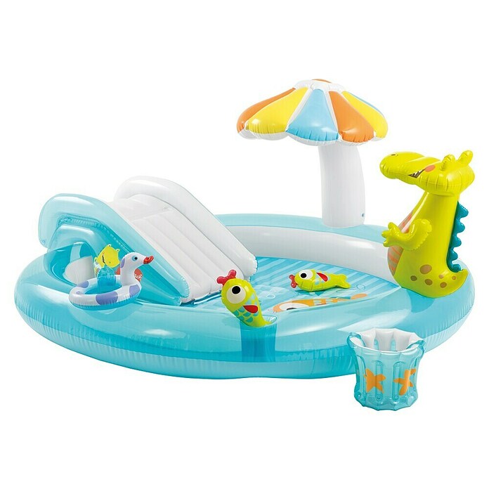 Intex Gator Napihljiv bazenček Play Center  (Do x Š x V: 203 x 173 x 89 cm, 180 l, Modre barve) | 8308 - Aufblasartikel | ICIC - Pools / Whirlpools Zubehör | ICI - Pools & Zubehör | IC - Freizeit im Garten | I - Stadtgarten | BAUHAUS