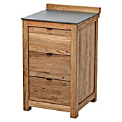 Sunfun Módulo para barbacoa (Con cajón, L x An x Al: 63 x 58 x 92 cm, Madera)