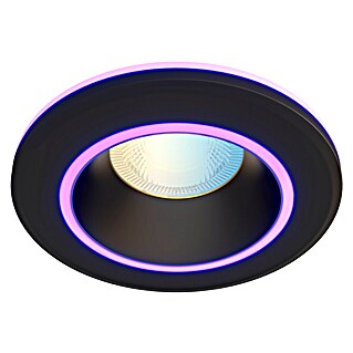 Calex Led-plafondspot Smart Halo Downlight (Zwart, RGB, IP44)