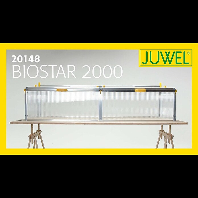 Juwel Ganzjahresfrühbeet Biostar Protect 2000 (200 x 76,5 x 52 cm) | BAUHAUS