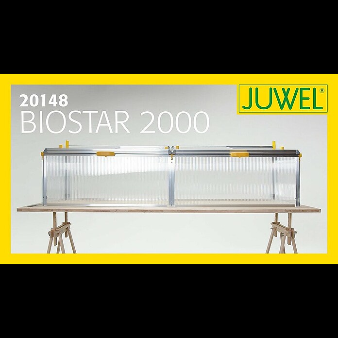 Juwel Ganzjahresfrühbeet Biostar Protect 2000 (200 x 76,5 x 52 cm, Aluminium) | BAUHAUS