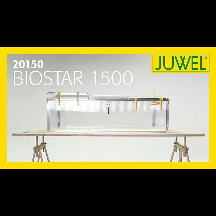 Juwel Frühbeet Premium-BIOSTAR 1500 - 150 x 80 x 50 cm, Polycarbonat, Transparent/Gelb - JUWEL Biostar 1500 MONTAGEANLEITUNG | ASSEMBLY INSTRUCTIONS