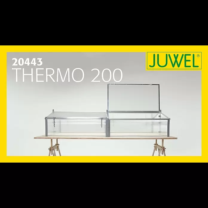 Juwel Easy Fix Frühbeet Thermohaus - 100 x 200 x 40 cm - JUWEL Thermofrhbeet 200 2x1m  MONTAGEANLEITUNG | ASSEMBLY INSTRUCTIONS
