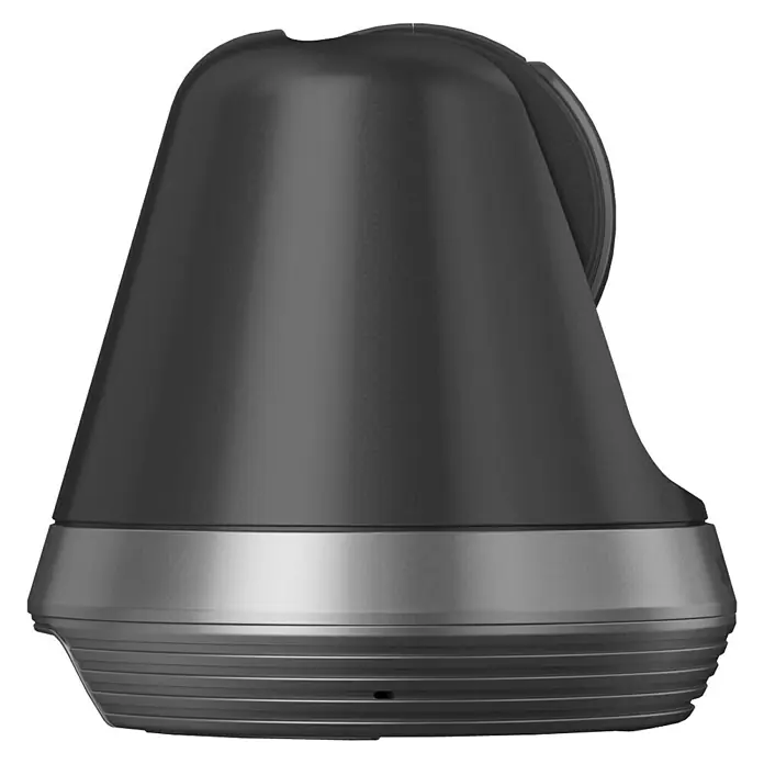 Wisenet Cámara de vigilancia WiFi Full HD -  - Primer plano de un ratón de ordenador inalámbrico ergonómico negro, diseñado para la comodidad y la precisión del usuario.