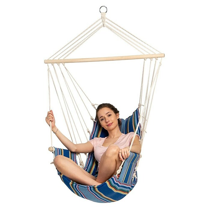 Amazonas Hamaca colgante (98 x 120 cm, Azul)