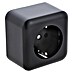 Q-Link Wandcontactdoos met randaarde 