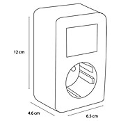 Q-Link Stopcontact Combi Opbouw Zwart (Zwart, Kunststof, Opbouwmontage) | BAUHAUS