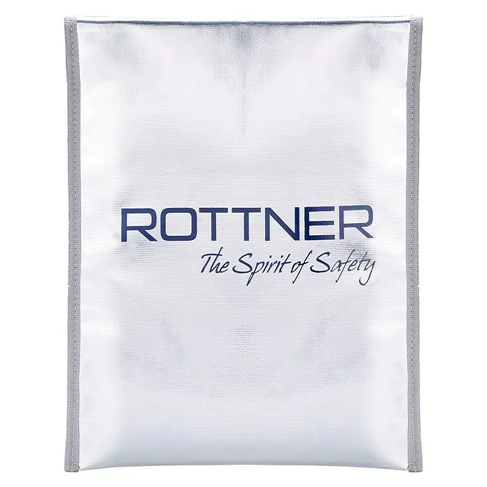 Rottner Aufbewahrungstasche - 25 x 34 cm, Kunststoff - Rottner LiPo Bag Safe - Schützt Ihre LiPo-Akkus beim Laden und Aufbewahren vor Beschädigungen und reduziert Brandgefahr.