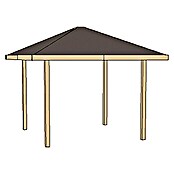 Weka Pavillon Gartenoase 651 (L x B: 380 x 380 cm)