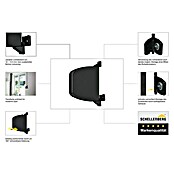 Schellenberg Aufschraubwickler Flexo (140 x 25 x 165 mm, Geeignet für: Rollladen-Mini-Systeme, Anthrazit)