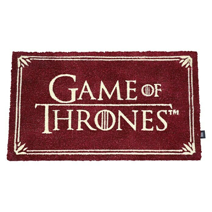 Felpudo de coco Game of Thrones (Rojo, 73 x 43 cm, 100 % coco)