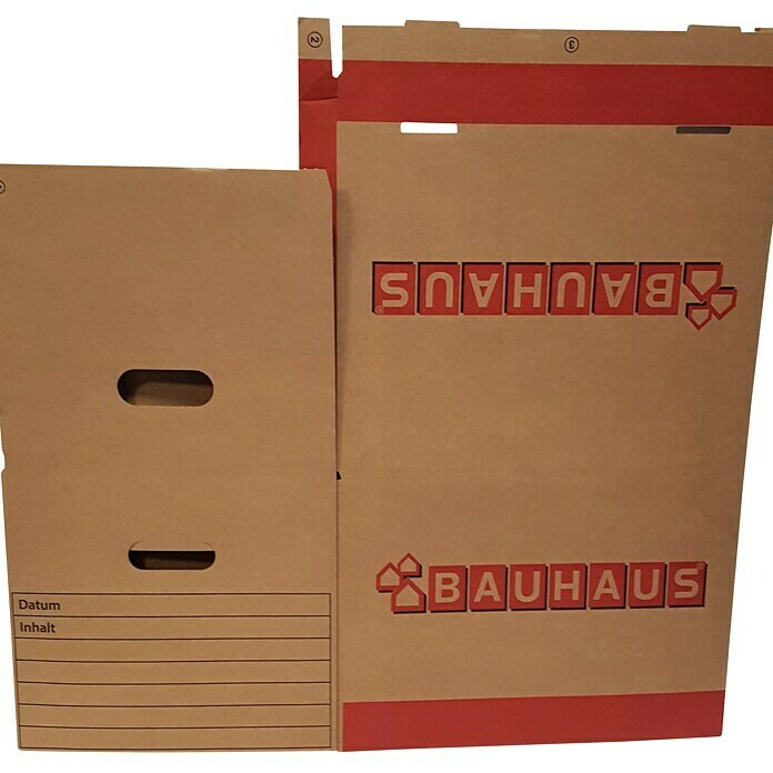 BAUHAUS Caja para archivadores (2 uds., L x An x Al: 397 x 320 x 288 mm, Cartón corrugado)
