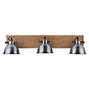 LeuchtenDirekt Samia Regleta (3 × 40 W, Color: Hierro, L x An x Al: 71 x 16 x 22,5 cm)
