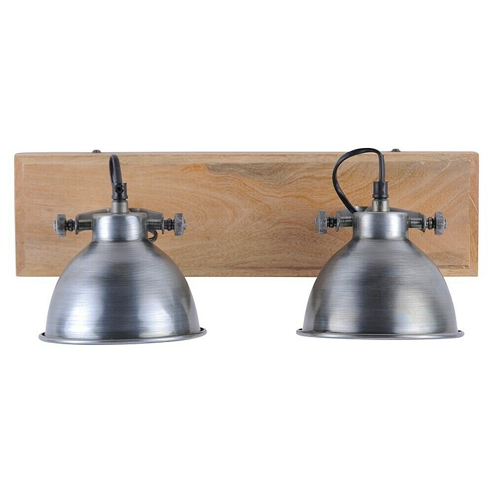LeuchtenDirekt Samia Regleta (2 x 40 W, Color: Hierro, L x An x Al: 44 x 22 x 22 cm)