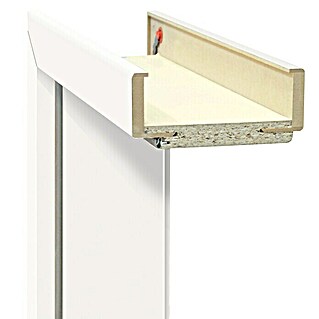 Classen PL Türzarge (735 x 1.985 mm, Wandstärke: 200 mm, DIN Anschlag: Links, Monari Weiß)