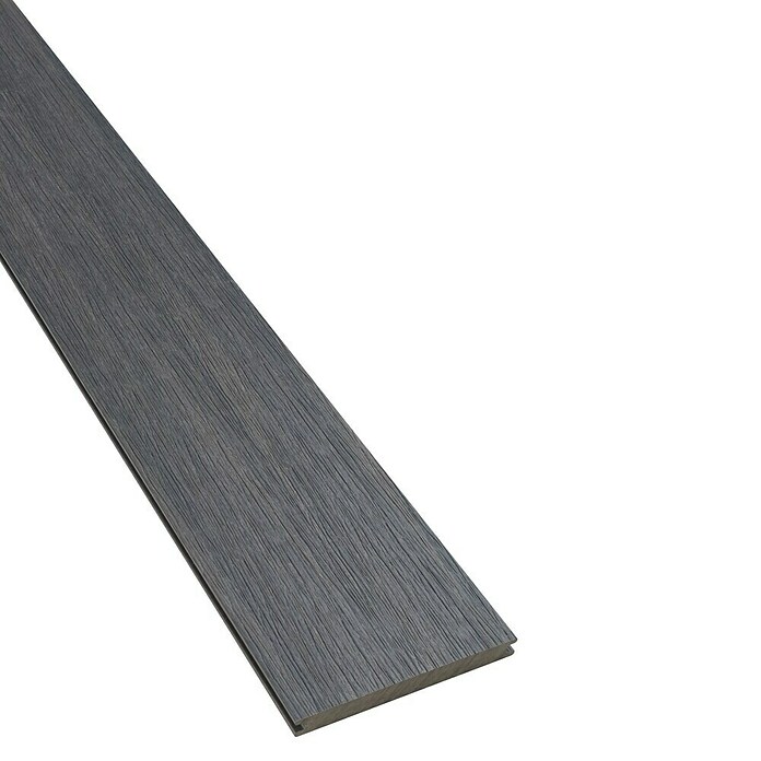 b!design WPC-Terrassendiele (Silbergrau, 300 x 21 x 2,25 cm)