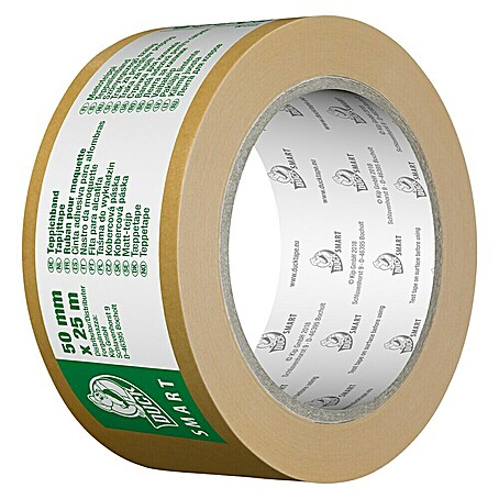 Duck Smart Doppelseitiges Klebeband Teppichband (50 mm x 25 m)