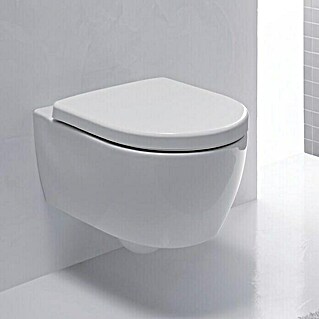 Geberit iCon Wand-WC XS (Spülrandlos, Ohne Spezialglasur, Spülform: Tief, WC Abgang: Waagerecht, Weiß)