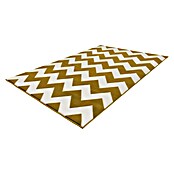 Kayoom Teppich mit Konturenschnitt Maroc (Elfenbein/Gold, 170 x 120 cm)
