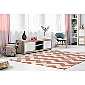 Kayoom Teppich mit Konturenschnitt Maroc (Elfenbein/Rosa, 290 x 200 cm)